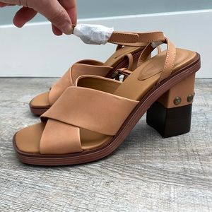 See By Chloe Haley Brown Leather Sandals - New!